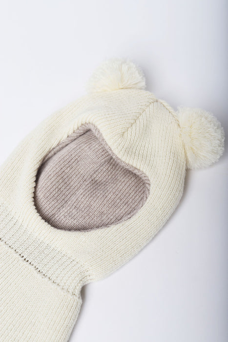 Merino vilnos šalmukas - kepurė Snowflake