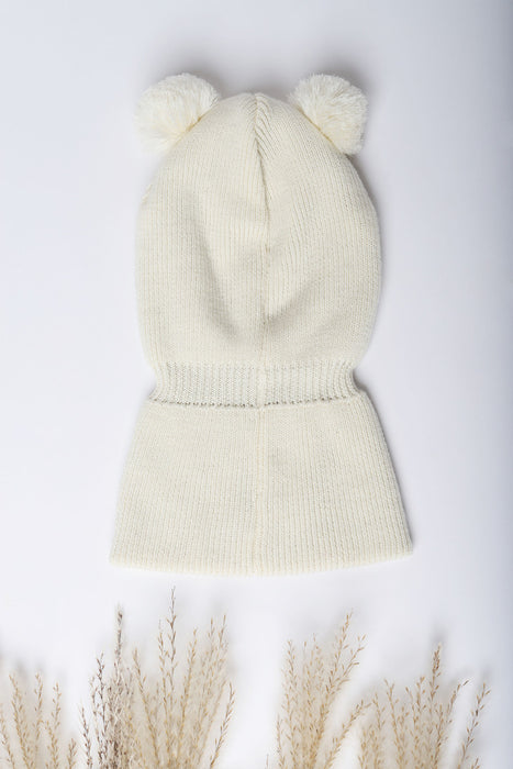 Merino vilnos šalmukas - kepurė Snowflake