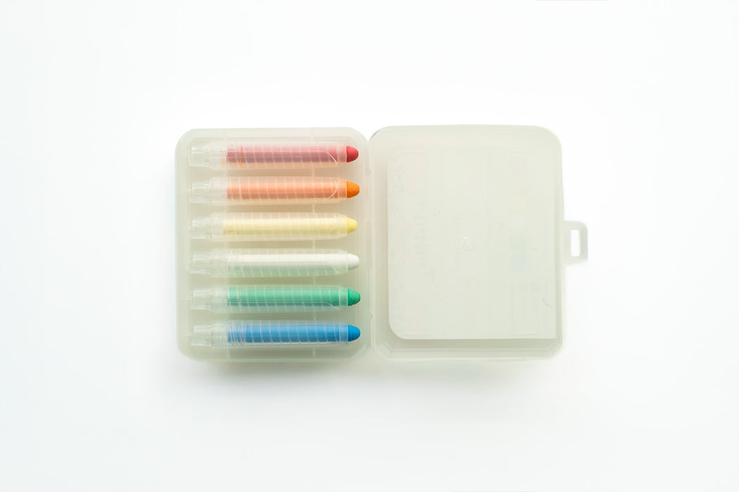 Vaškinės kreidelės Tix&Mix Lipstick (6 vnt. rinkinys)