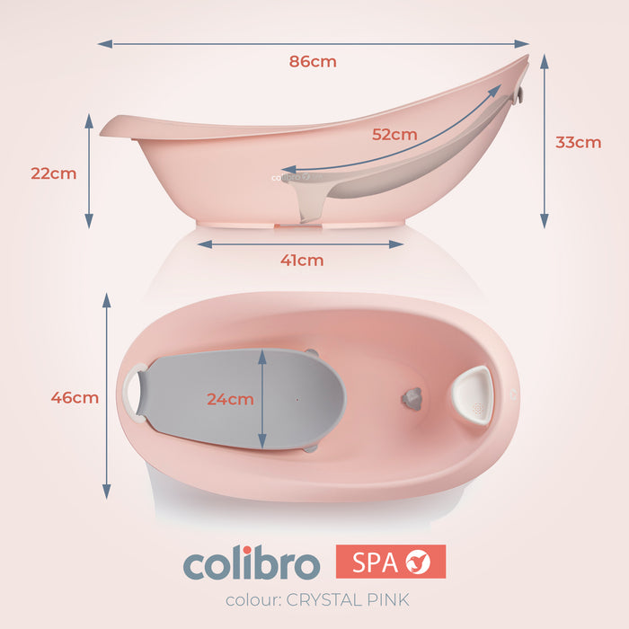 Kūdikio vonelė Colibro SPA 2in1 rožinė