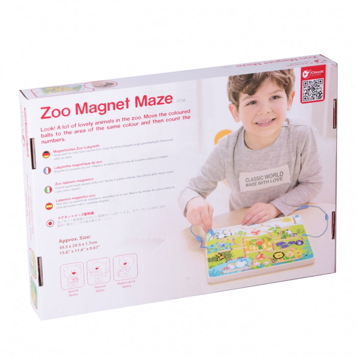 Magnetinis skaičių labirintas - zoologijos sodas