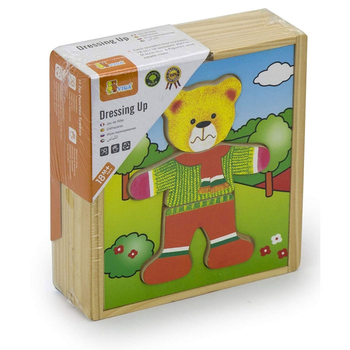 Medinė dėlionė Aprenk meškiuką