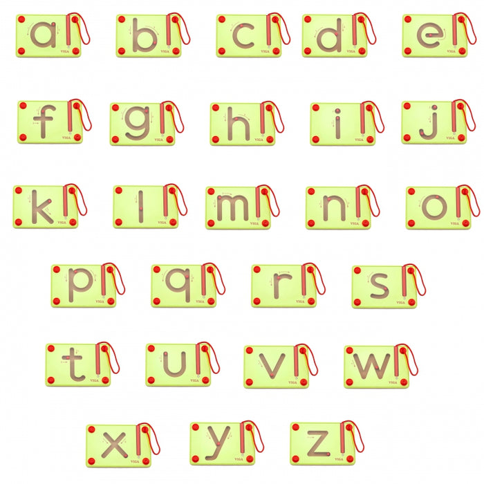 Magnetinės lentelės Mažųjų raidžių rašymas